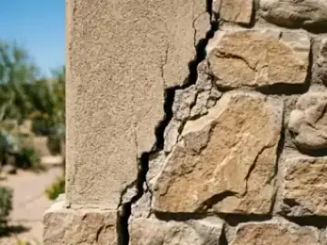 Exterior Masonry & Stucco Gaps inspection and engineering diagnosis in Scottsdale